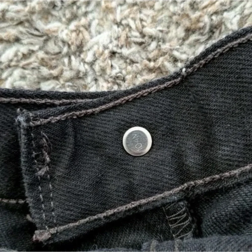 Levi's 501 Jeans Black Denim Mens 34x33 (Tag‎ 36x34) Mexico Made Y2K Button Fly